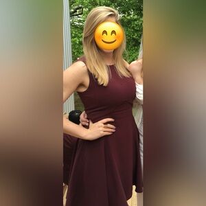 Dylan Gray Burgundy Dress